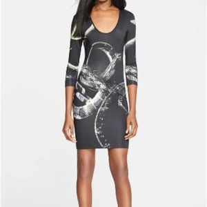 Just Cavalli Eve's Temptation Snake Print Dress